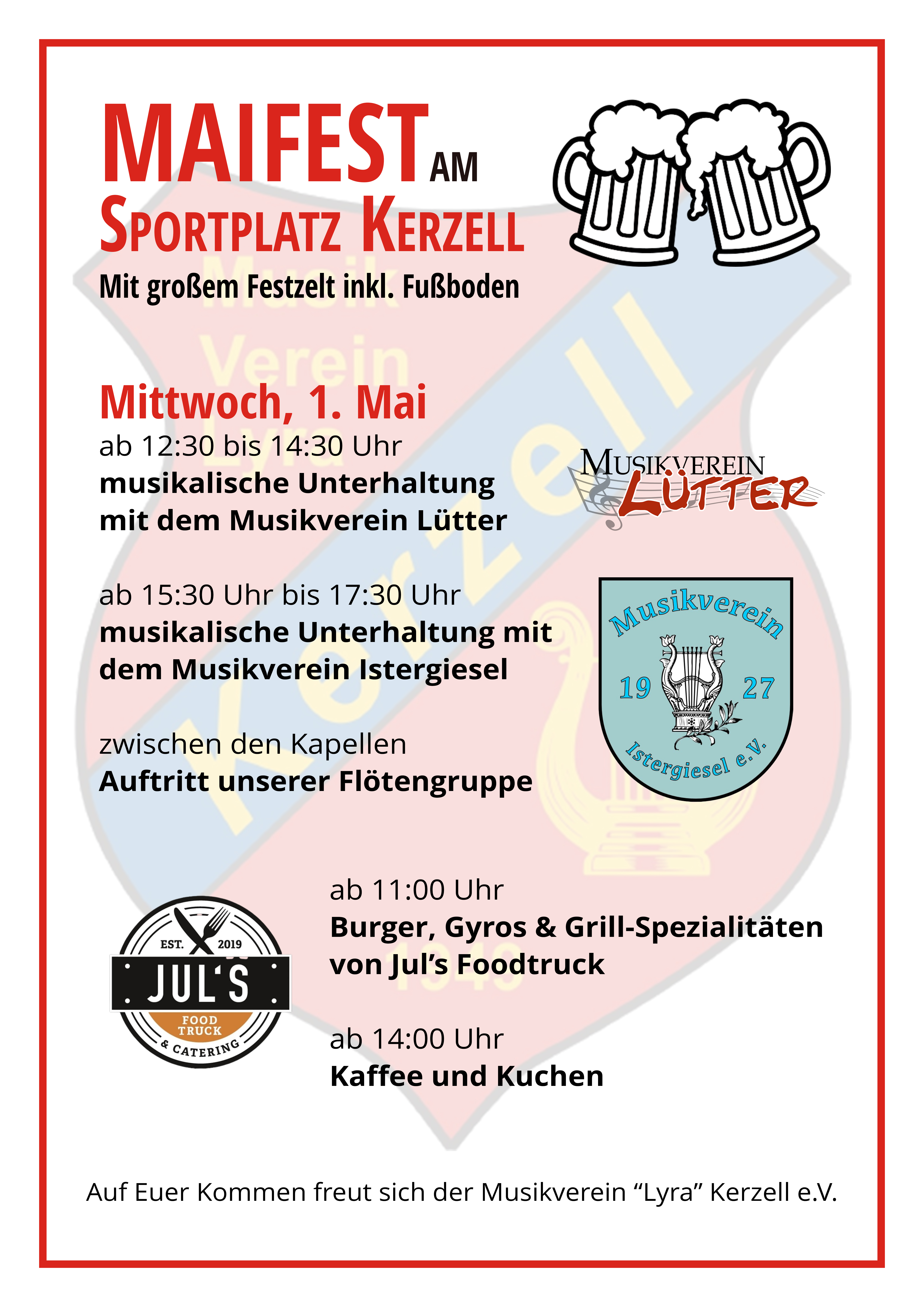 Maifest des Musikverein Kerzell Bild 1