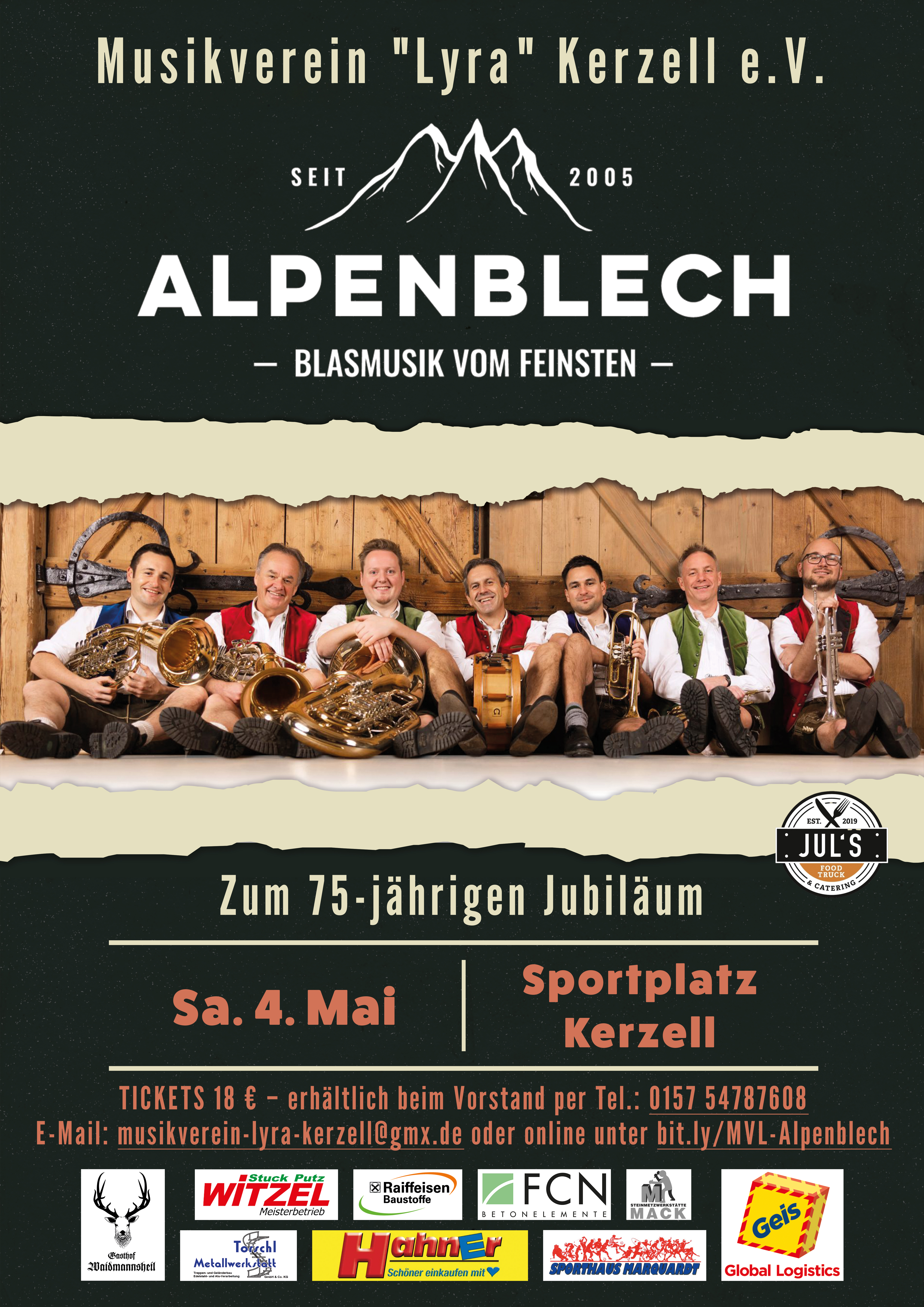 Alpenblech – 75 Jahre MVL Kerzell Bild 1