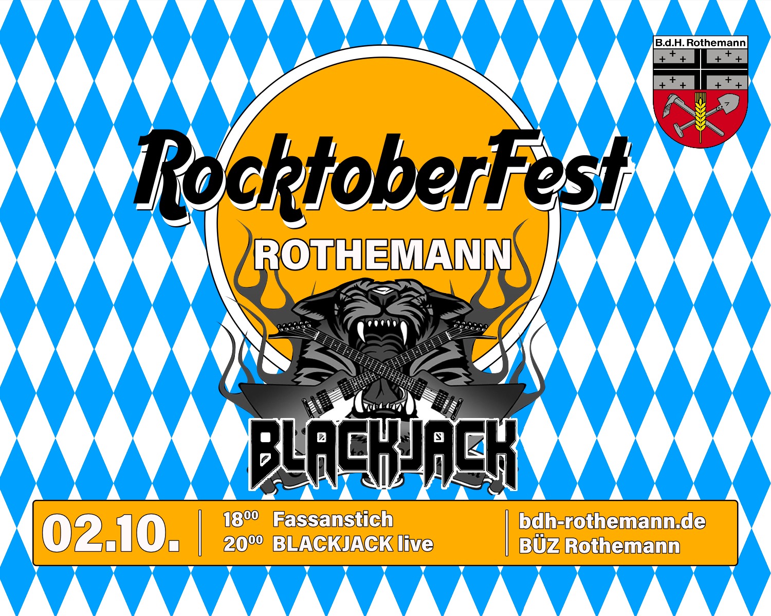Rocktoberfest mit Blackjack Bild 1