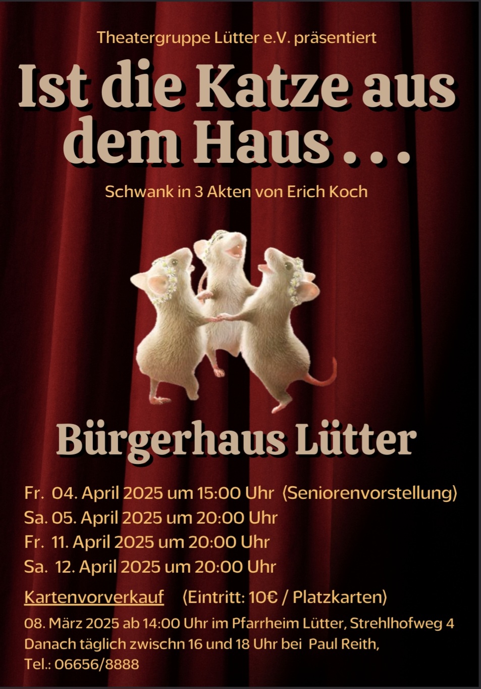 Theatervorstellung der Theatergruppe Lütter e.V. Bild 1